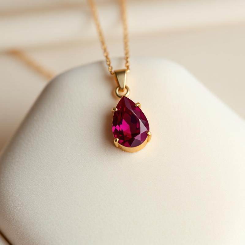Ruby Tear Pendant